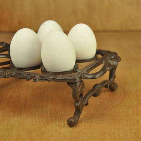 Antique Metal Egg Holder 